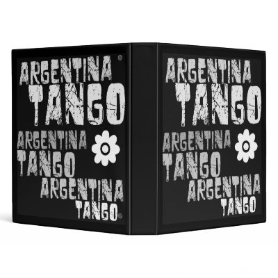 Argentina Tango Binder by utahtango