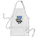 This adorable little panda loves to get out on the court and hits some balls. Panda plays in front of a large flag of Argentina. This is a great design for anyone who loves to play tennis, watch tennis or just loves cute pandas.