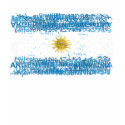 Argentina Textual t-shirts by bandera Argentina Textual t-shirts