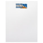 Argentina &amp; Tierra del Fuego waving flags Custom Letterhead
