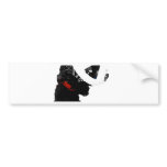 Argentina Trendy Peace Sign with Argentine map Bumper Sticker