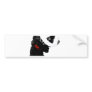 Argentina Trendy Peace Sign with Argentine map Bumper Sticker