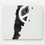 Argentina Trendy Peace Sign with Argentine map Mousepad