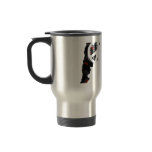 Argentina Trendy Peace Sign with Argentine map Mugs