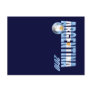 Argentina Vertical logo La Albiceleste futbol Post Card