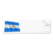 Argentina Waving Flag bumper stickers