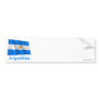 Argentina Waving Flag with Name Bumper Stickers
