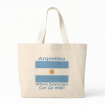 Argentina Where Governors Can Go Wild Canvas Bags