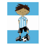 Argentina World Cup Soccer Boy Post Card