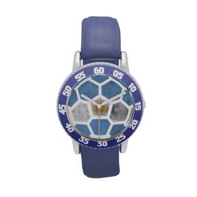 Argentina Kid's Blue Leather Watch