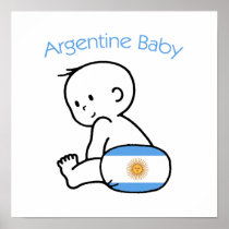 Argentine Baby Poster