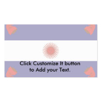 Argentine Confederation, Argentina Business Cards