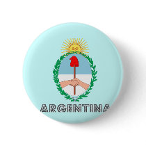 Argentine Emblem Pinback Button