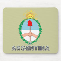 Argentine Emblem Mouse Pad
