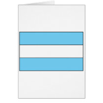 Argentine Flag T-shirts and Gifts Greeting Cards
