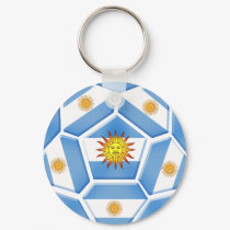 Argentine futebol Tees and soccer ball gear keychains by SoccerJersey Argentine futebol Tees and soccer ball gear keychains
