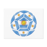 Argentine futebol Tees and soccer ball gear Postcards