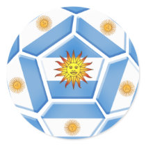 Argentine futebol Tees and soccer ball gear stickers