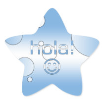 Argentine Gifts : Hello / Hola + Smiley Face Sticker