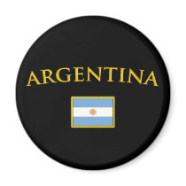 Argentine Gold Refrigerator Magnet