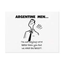 Argentine Men postcards