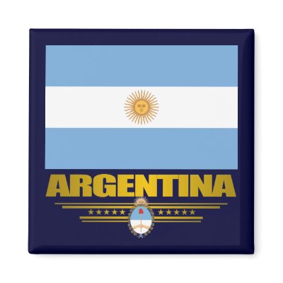 "Argentine Pride" Fridge Magnet by FlagAmericas