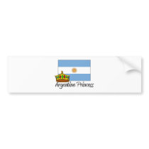 Argentine Princess Bumper Sticker