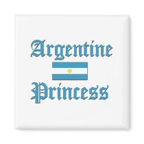 Argentine Princess Refrigerator Magnet