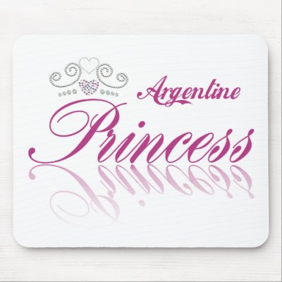 Argentine Princess Mouse Pads by teyes143