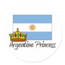 Argentine Princess Stickers