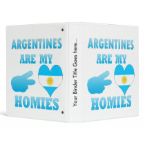 Argentines are my Homies Vinyl Binder