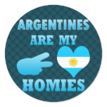 Argentines are my Homies Sticker