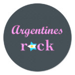Argentines Rock - Cute Pink Sticker