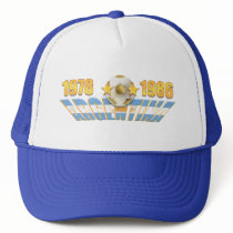 Argentinian flag 1978 1986 World Champions gear Hat
