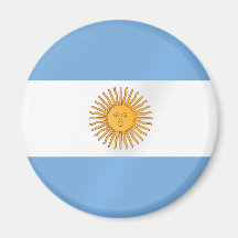 Argentinian flag of Argentina Albicelestes Gifts Fridge Magnets