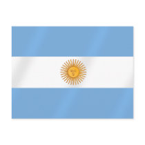 Argentinian flag of Argentina Albicelestes Gifts postcards by SoccerJersey Argentinian flag of Argentina Albicelestes Gifts postcards