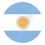 Argentinian flag of Argentina Albicelestes Gifts Round Stickers