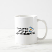 Argentinian Girl Coffee Mugs