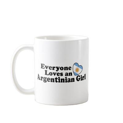 Argentinian Girl Coffee Mugs by magarmor