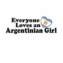 Argentinian Girl t-shirts by magarmor Argentinian Girl t-shirts