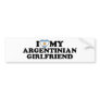 Argentinian Girlfriend Bumper Stickers