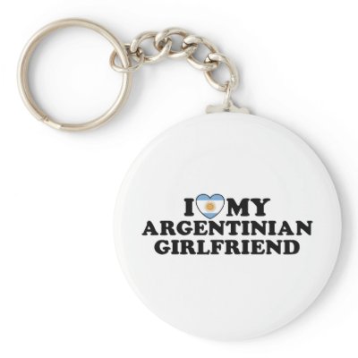 Argentinian Girlfriend Key Chain by magarmor