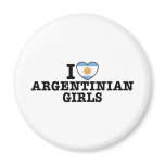 Argentinian Girls Refrigerator Magnets