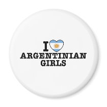 Argentinian Girls Refrigerator Magnets