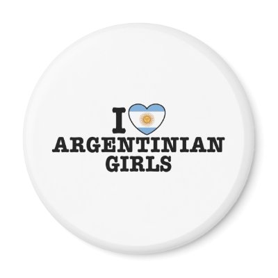 Argentinian Girls Refrigerator Magnets by magarmor