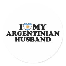 Argentinian  Husband Stickers