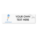 ARGENTINIAN MAP BUMPER STICKERS