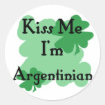 argentinian round stickers