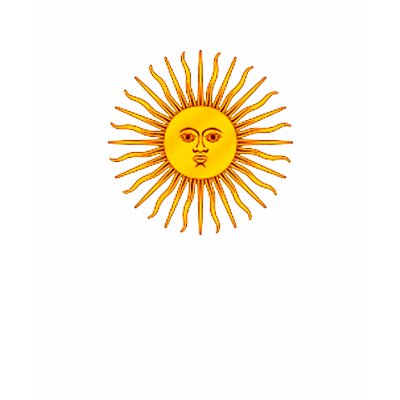 Argentinian sun t-shirt by Funkart