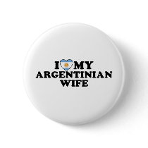 Argentinian  Wife Pinback Buttons